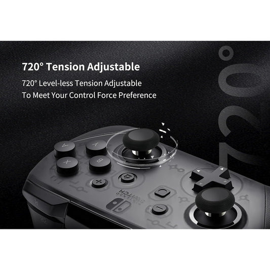 GuliKit 720ยฐ Adjustable Tension TMR Magnetic Joystick Replacement Kit