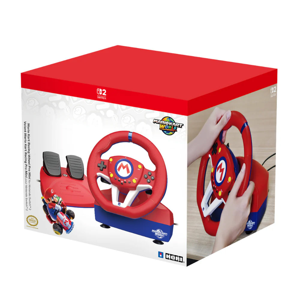 Hori Mario Kart Racing Wheel Pro Mini for Nintendo Switch 2 - GameShop Asia