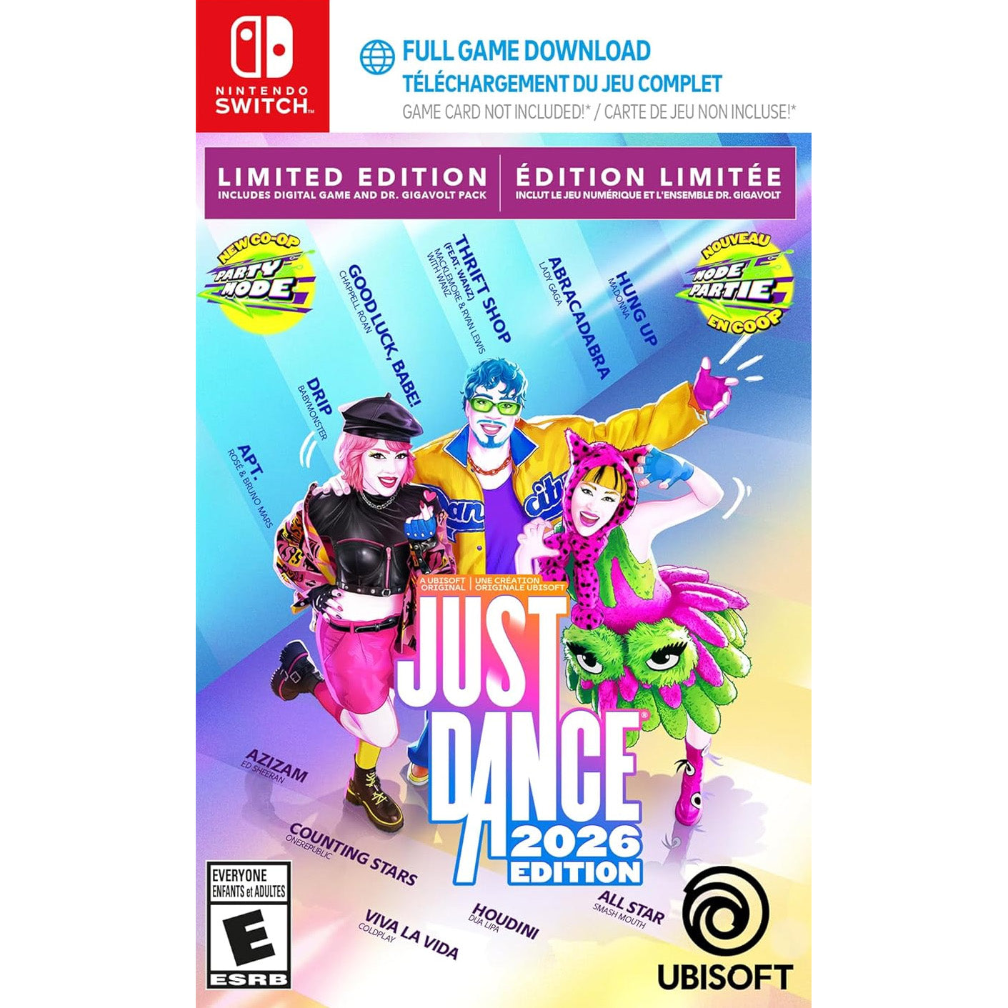 Just Dance 2026 (Nintendo Switch/USA) - Code in Box - GameShop Asia