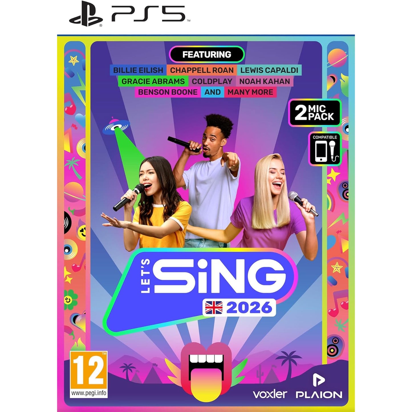 Let's Sing 2026 + Double Microphone (PS5) - GameShop Asia