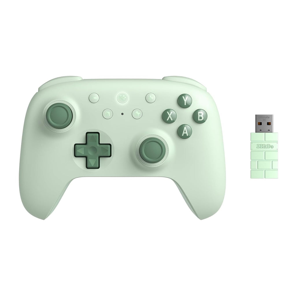 8Bitdo Ultimate 2C Wired Controller For Windows PC And Android, With 1000Hz Polling Rate, Hall Effect Joysticks And Hall Triggers, And Remappable L4/R4 Bumpers (Mint