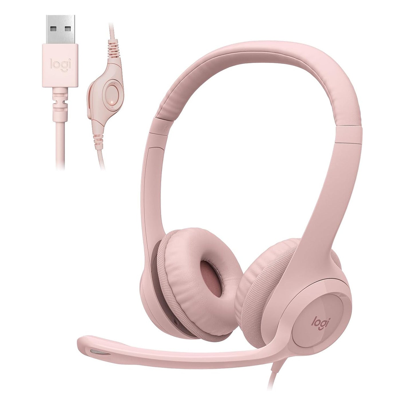 Logitech H390 USB Wired Headset with Controller - GameShop Asia