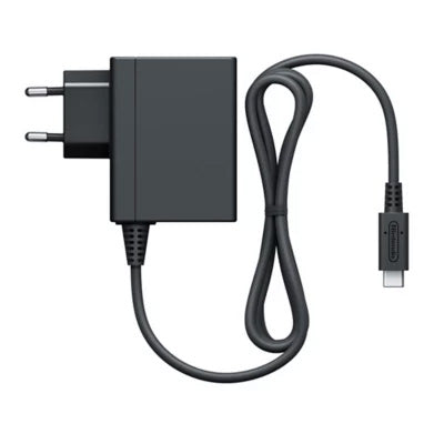 Nintendo Switch Official Original AC Adapter 2-Round Pin - GameShop Asia