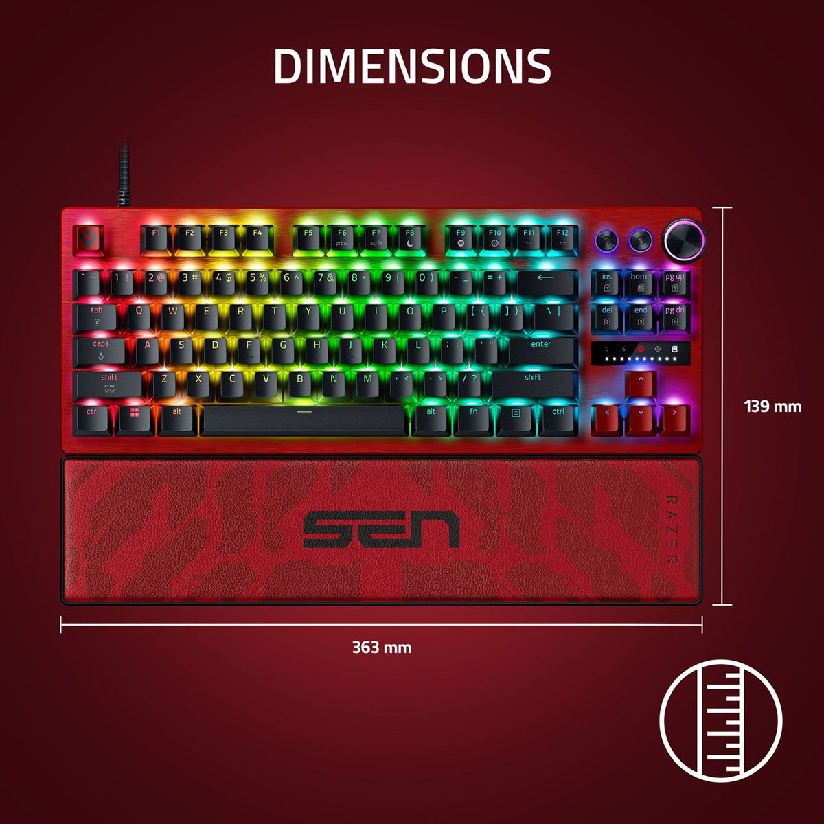 Razer Huntsman V3 Pro Tenkeyless 8KHz Analog Optical Esports Wired Keyboard Sentinels Edition
