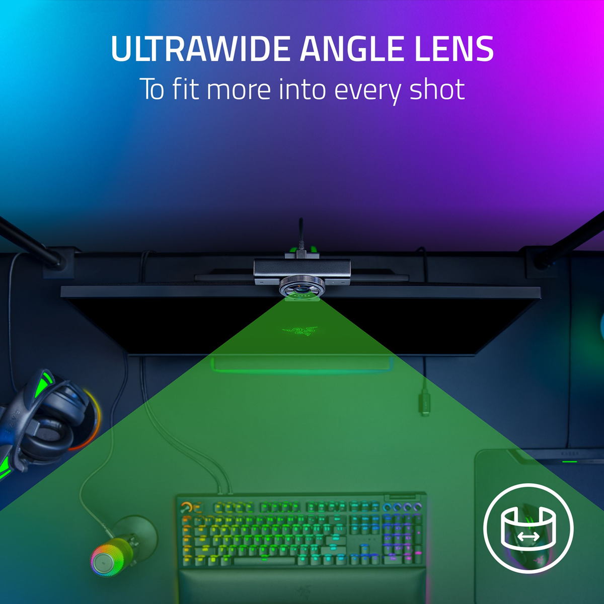 Razer Kiyo V2 4K30 Webcam for Content Creation and Streaming Black Edition - GameShop Asia