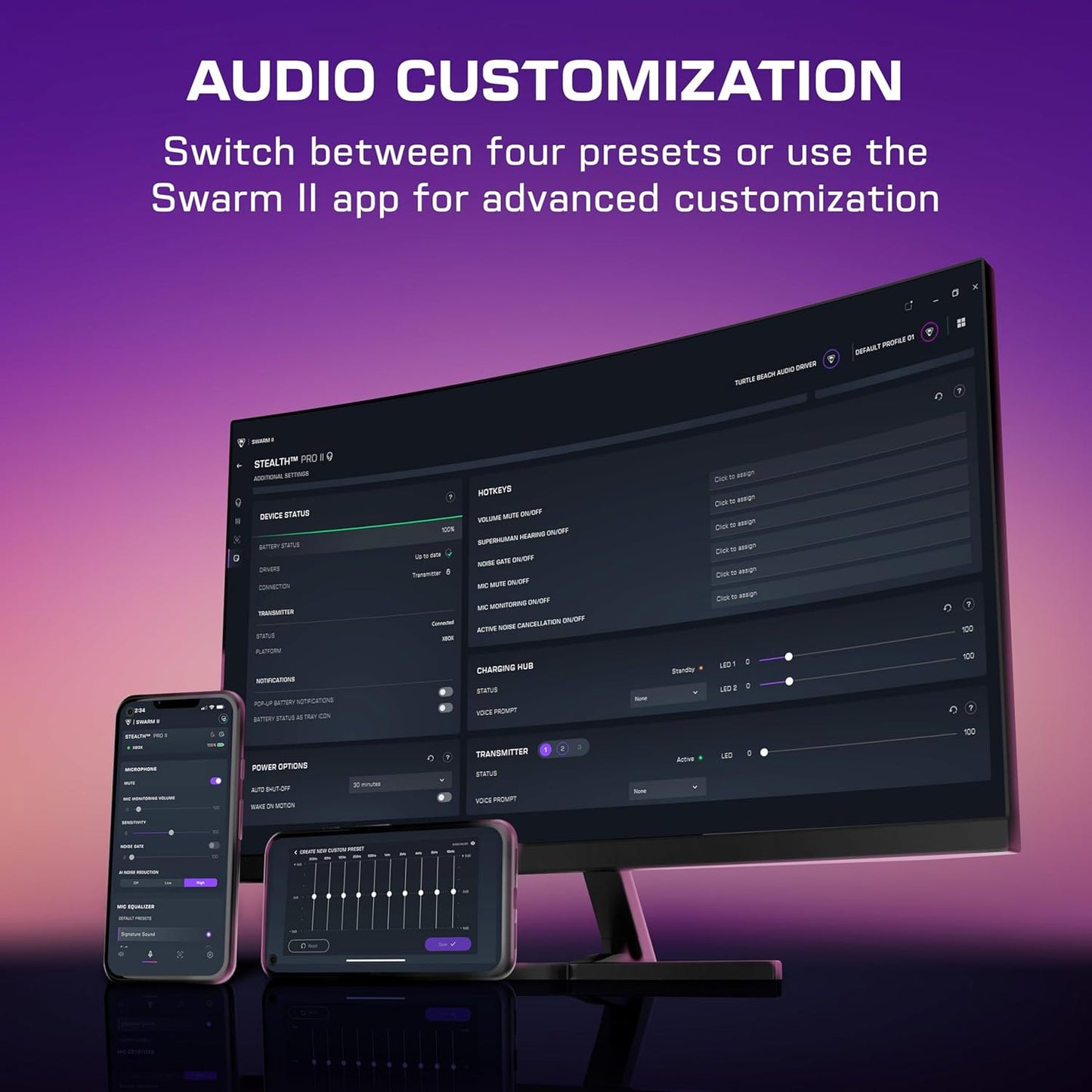Turtle Beach Stealth Pro II Wireless Gaming Headset for PC, PlayStation - GameShop Asia