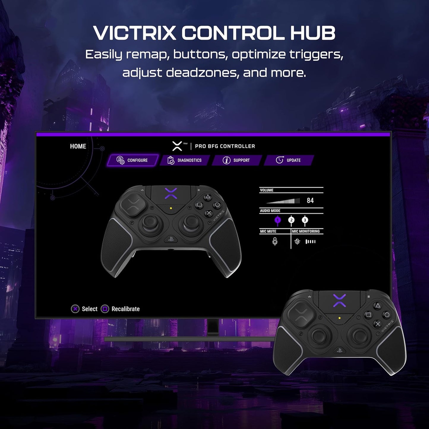 Turtle Beach Victrix Pro BFG Reloaded Wireless Gaming Controller for PS5, PS4 and Windows - GameShop Asia