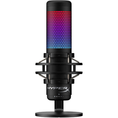 HyperX QuadCast S RGB USB Condenser Microphone for PC, PS4 and Mac - GameShop Asia