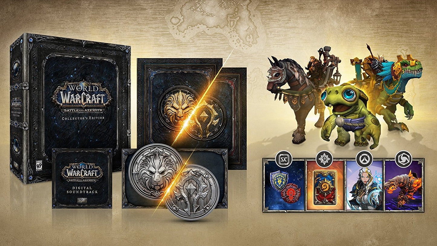 World of Warcraft: Battle for Azeroth Collector's Edition (PC) - GameShop Asia