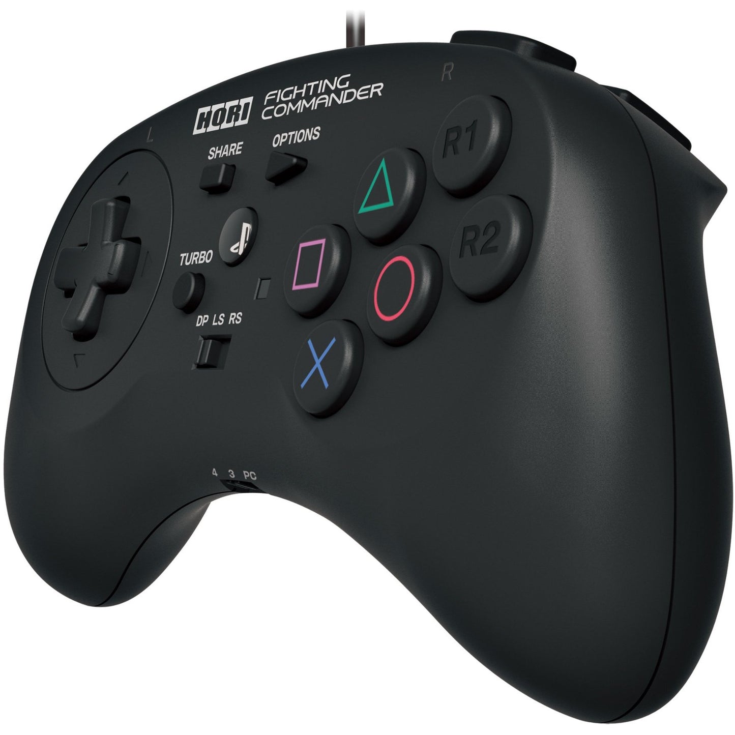 Hori Fighting Commander for PlayStation 3 & 4 Black - GameShop Asia