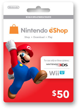 Nintendo eShop Prepaid Card USD50 - Digital Download - GameShop Asia