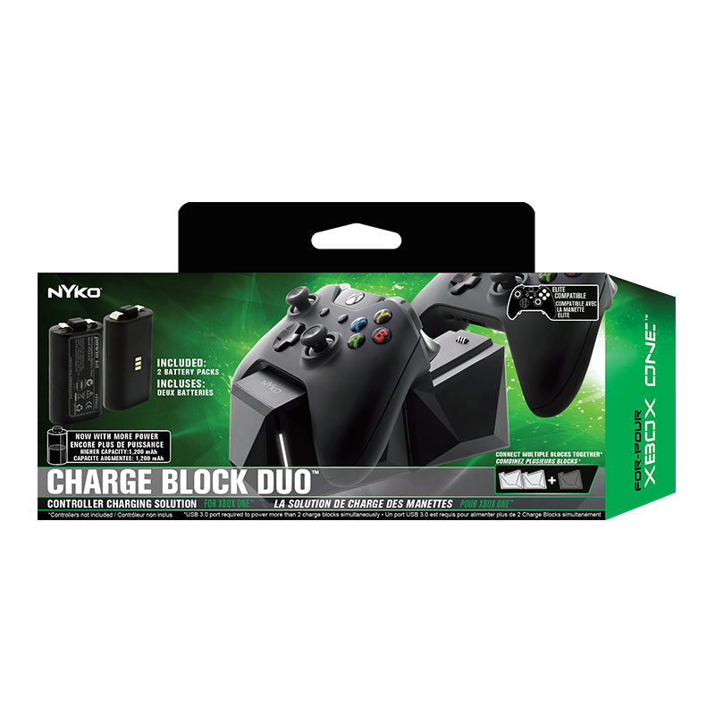 Nyko Charge Block Duo Black for Xbox One - GameShop Asia