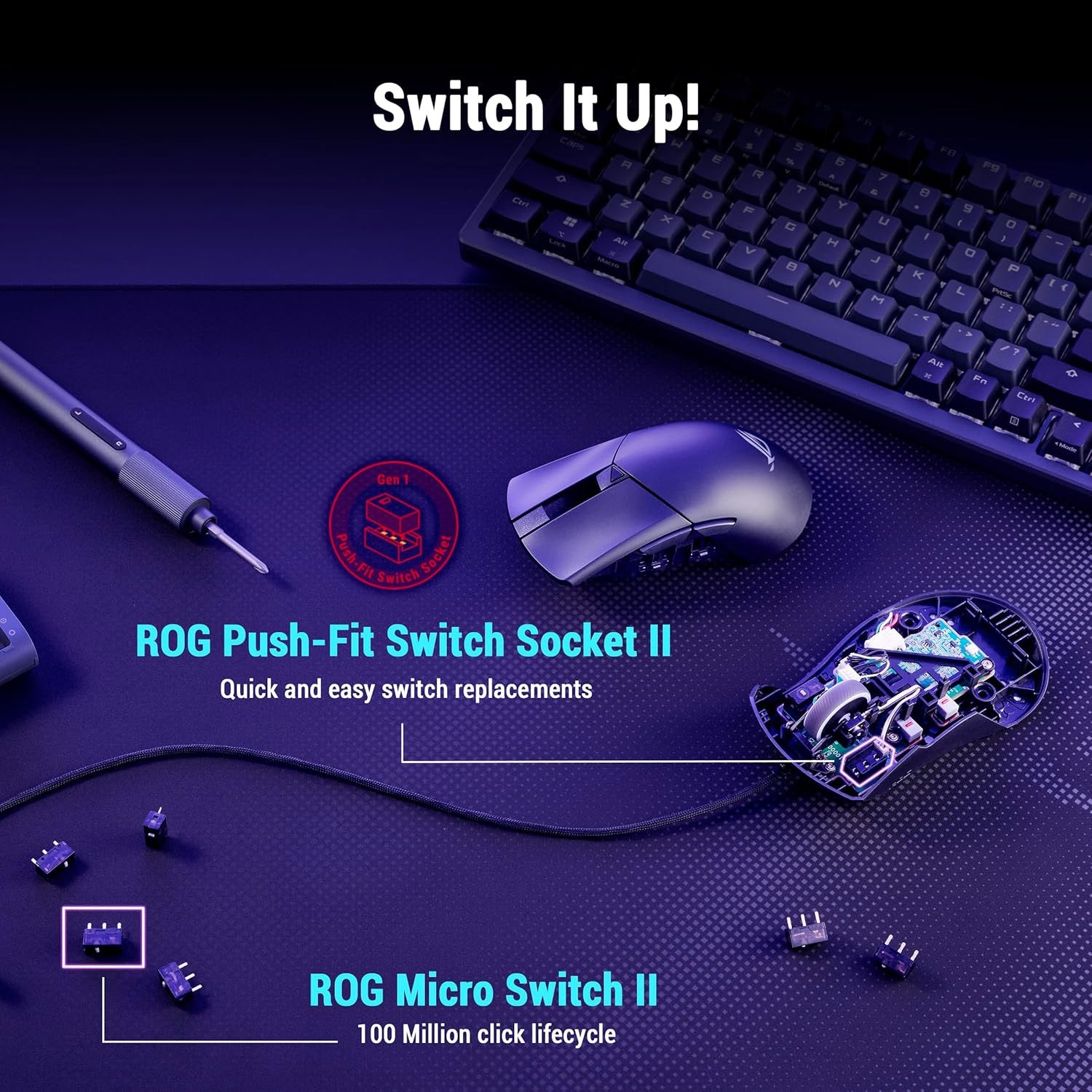 ASUS ROG Gladius III Core Wired Gaming Mouse - GameShop Asia