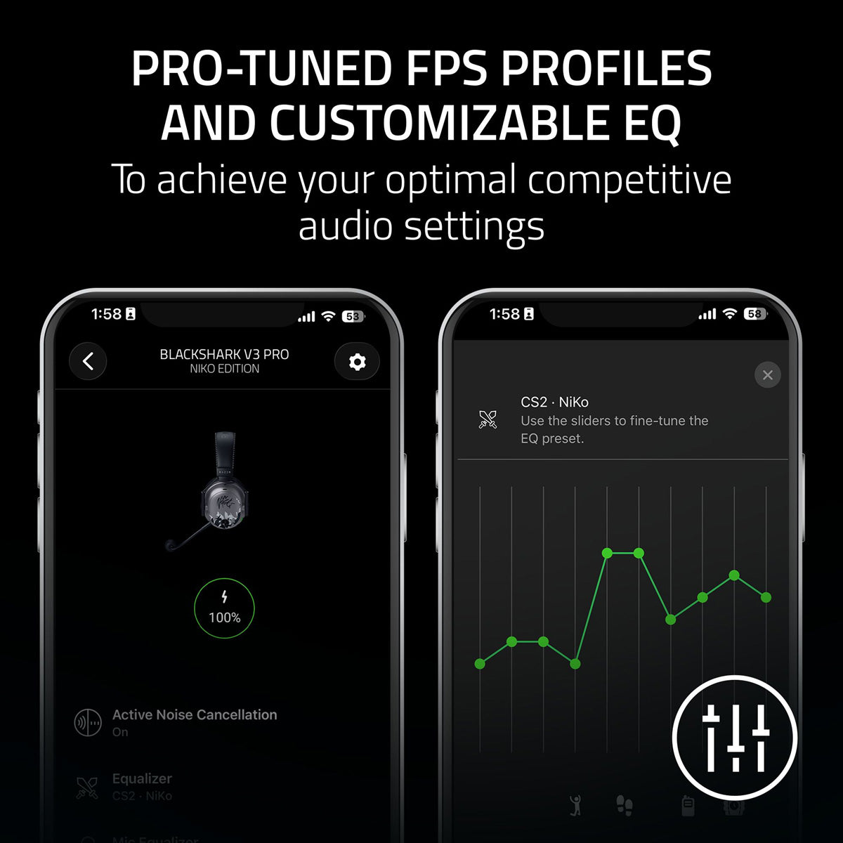 Razer BlackShark V3 Pro Wireless ANC Esports Headset NiKo Edition - GameShop Asia