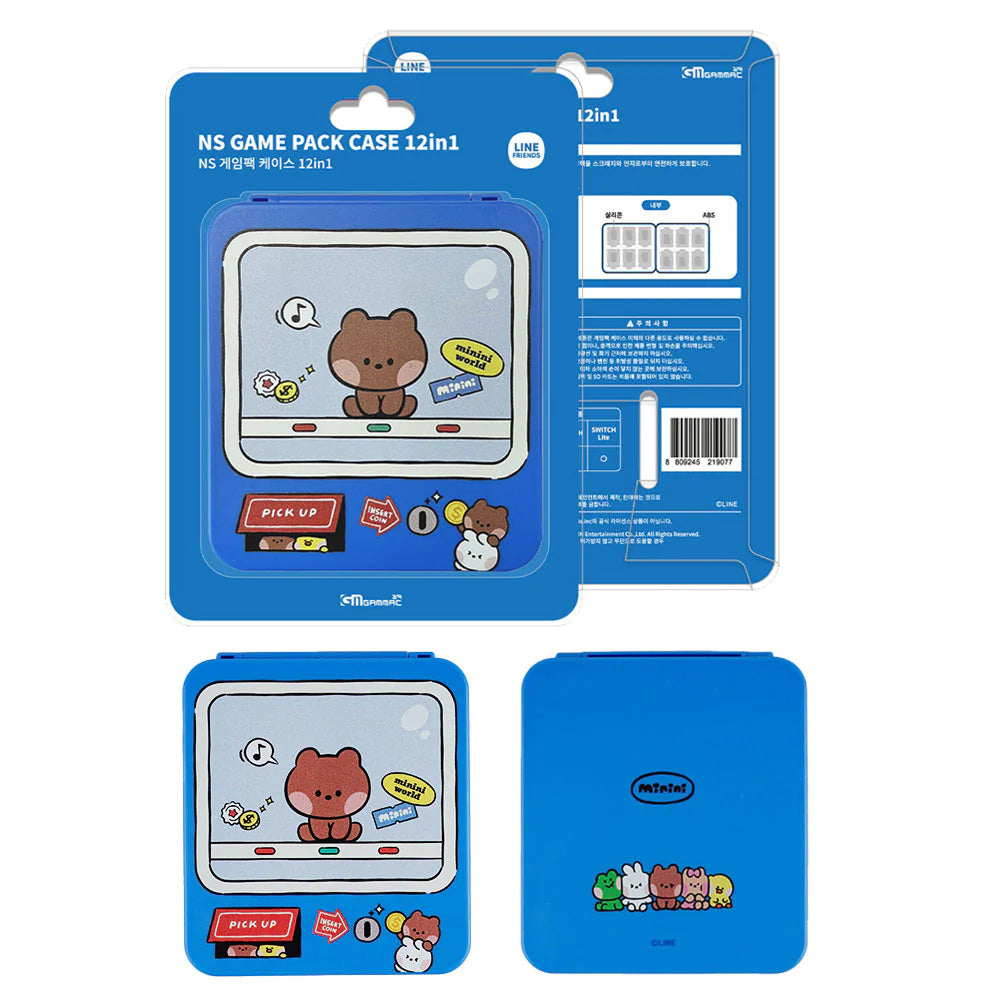 Gammac Line Friends Games Card Case for Nintendo Switch - GameShop Asia