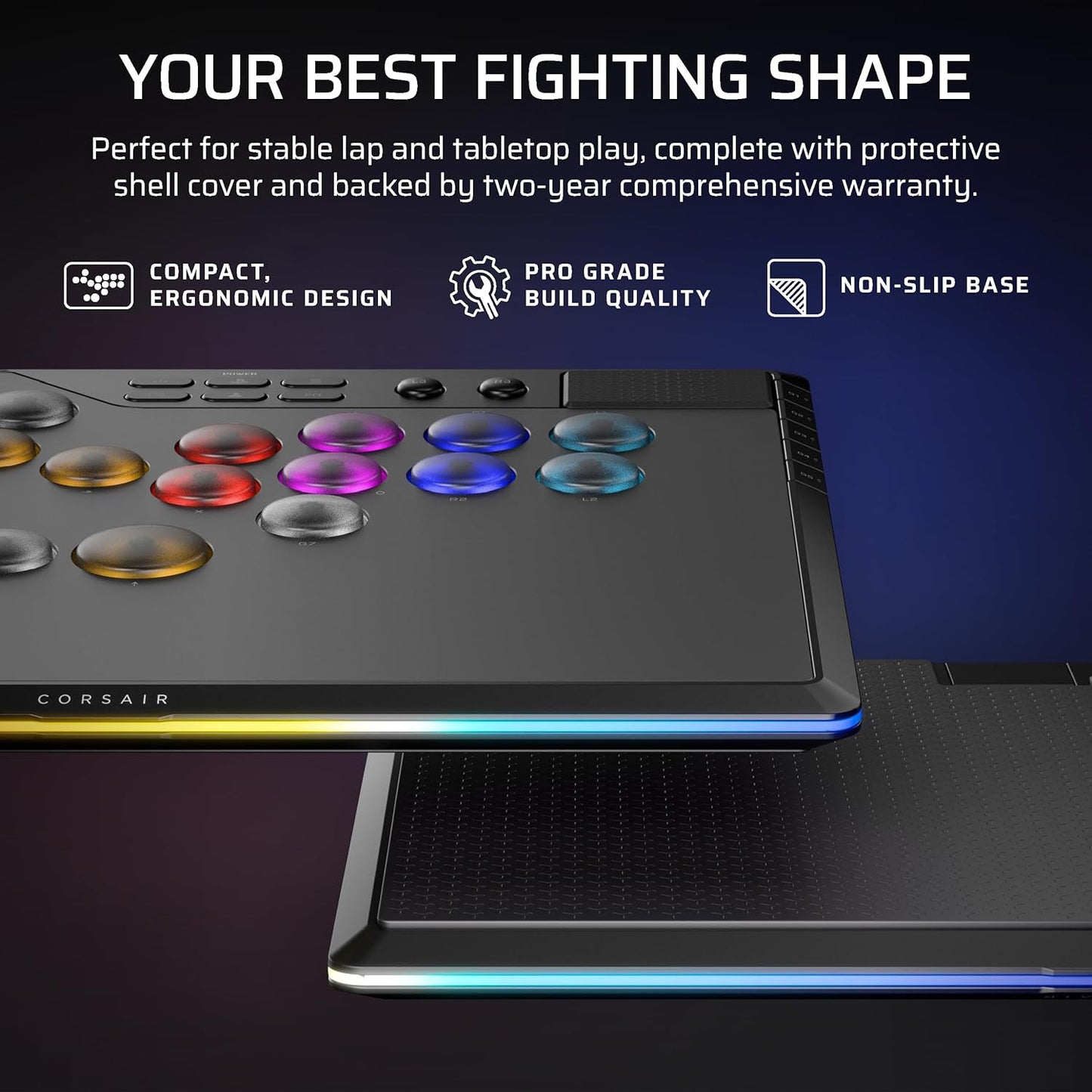 Corsair Novablade Pro Wireless Hall Effect Leverless Controller for PlayStation 5 and Windows - GameShop Asia