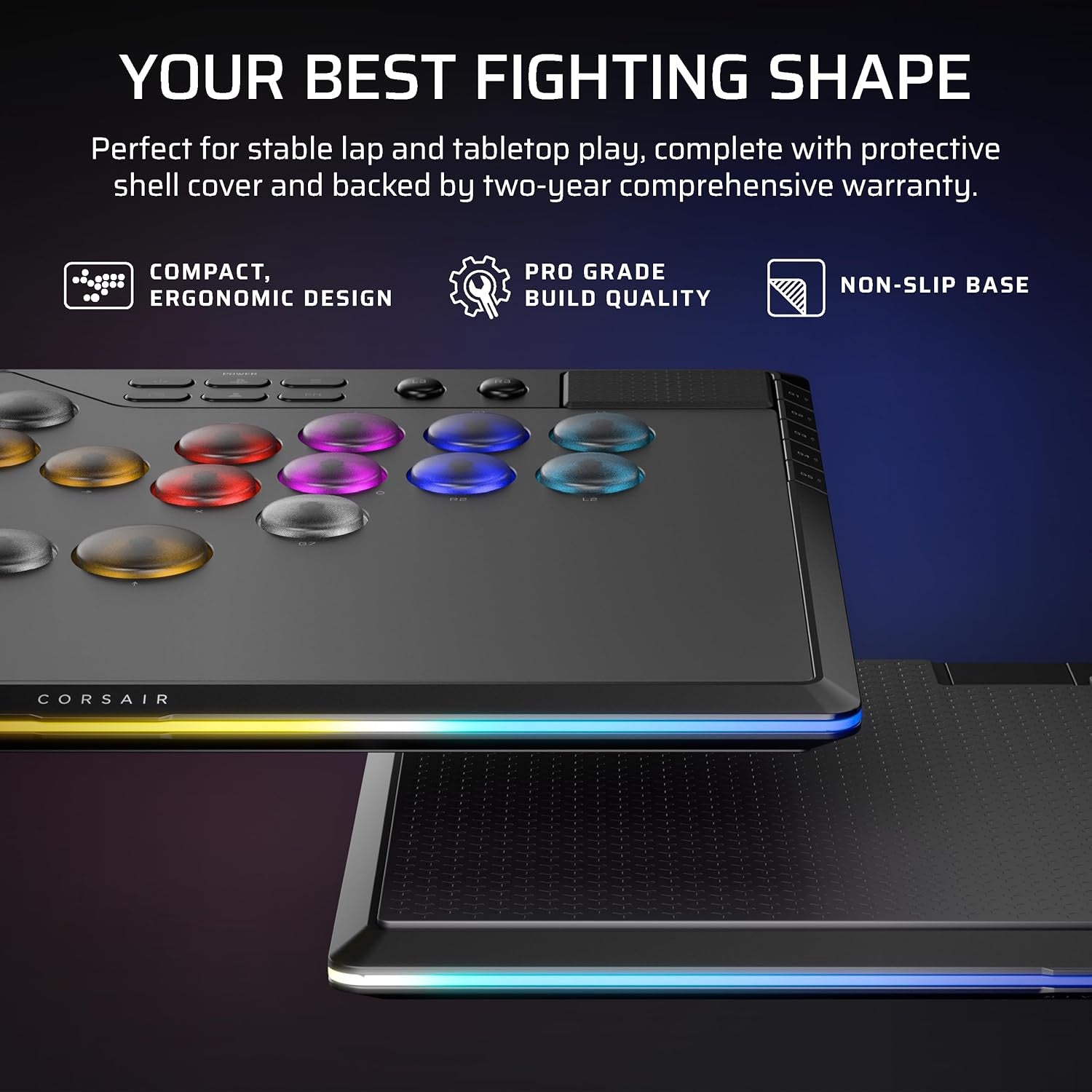 Corsair Novablade Pro Wireless Hall Effect Leverless Controller for PlayStation 5 and Windows - GameShop Asia