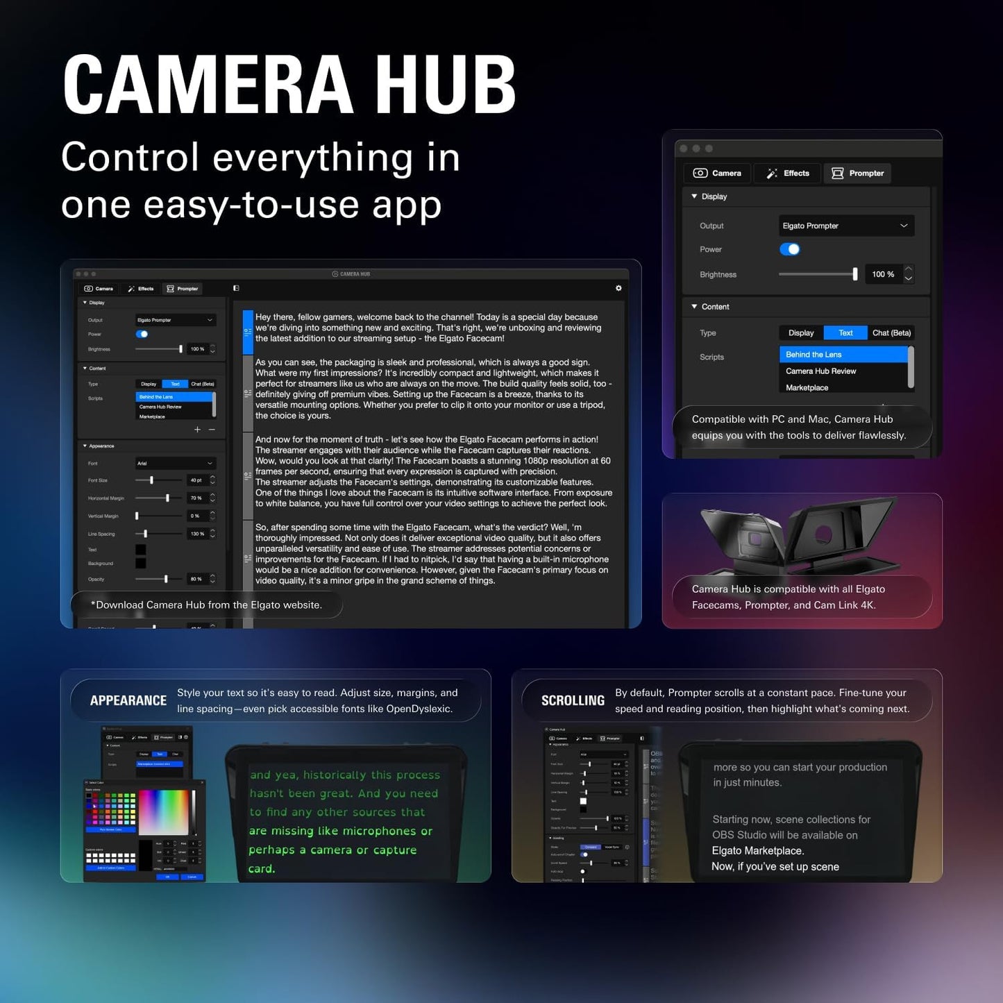 Elgato Prompter XL