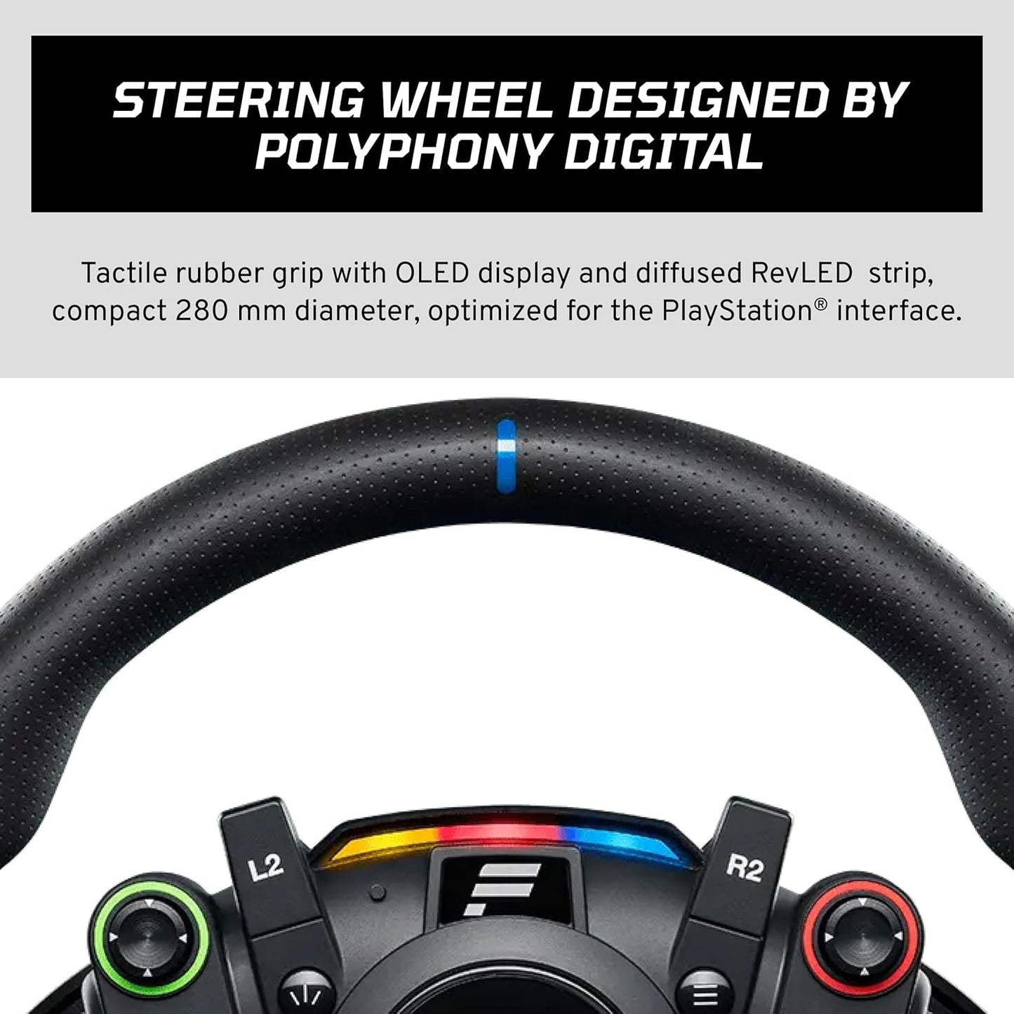 Fanatec Gran Turismo DD Racing Wheel Pro for PS5, PS4, PC