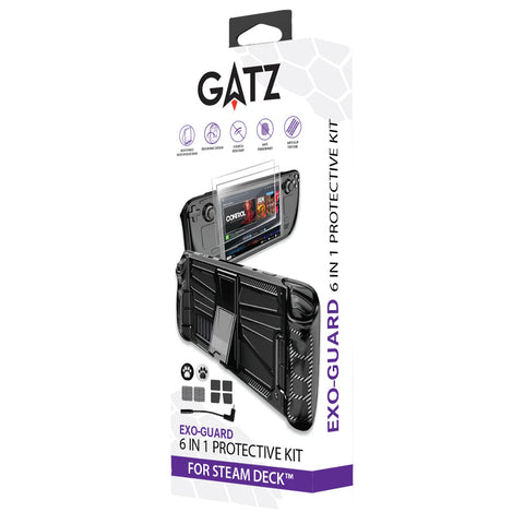 Gatz Exo-Guard 6 in 1 Protective Kit for Steam Deck - GameShop Asia