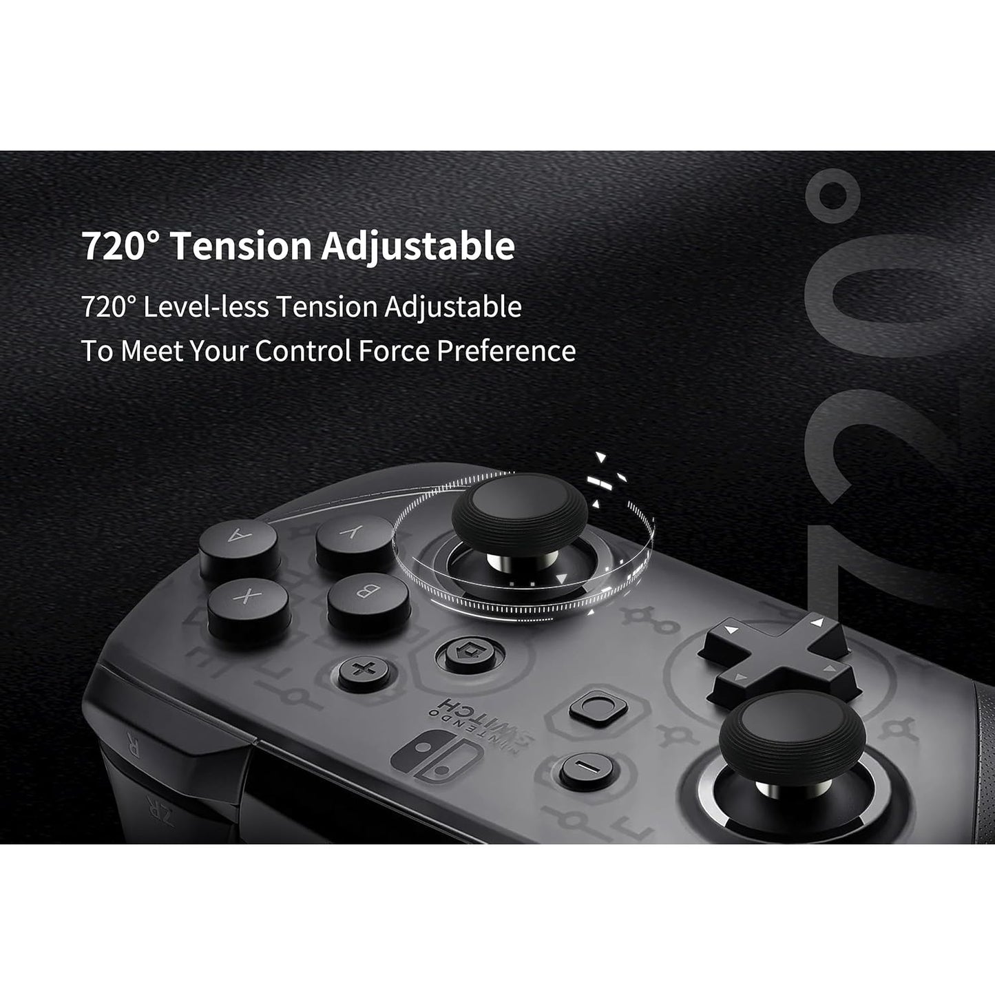 GuliKit 720° Adjustable Tension TMR Magnetic Joystick Replacement Kit