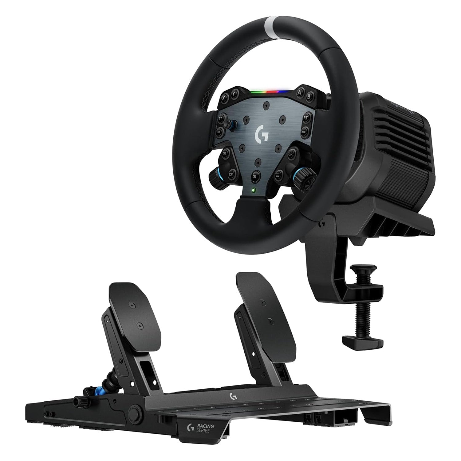 Logitech RS50 System Direct Drive Racing Wheel, Base and Pedals for Pl ...