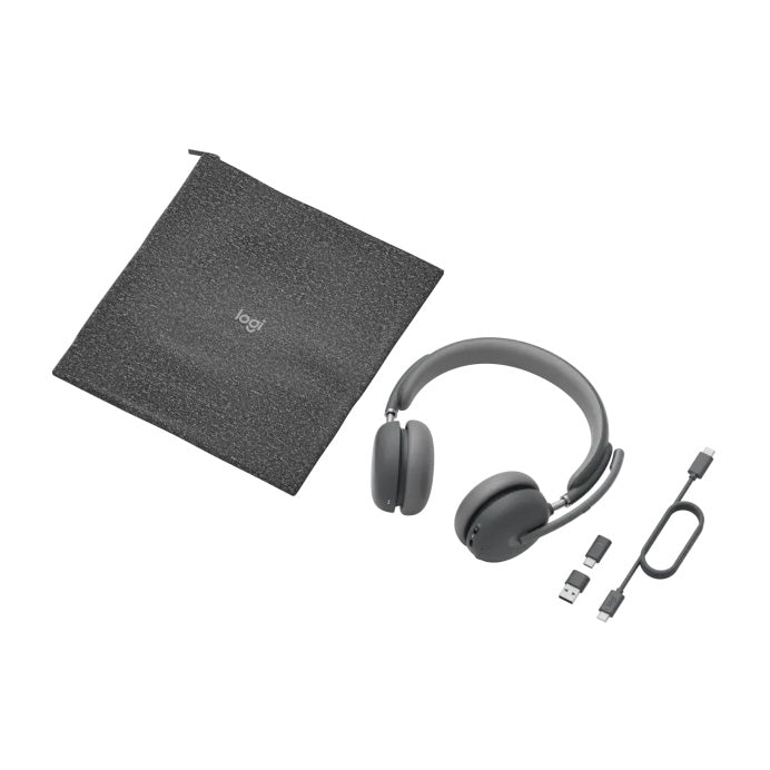 Logitech Zone Wireless 2 Headset (Teams version, with receiver) Graphite - GameShop Asia