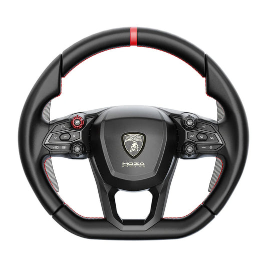 [Cashback Discount] MOZA Racing Lamboghini Revuelto Sim Racing Steering Wheel - GameShop Asia