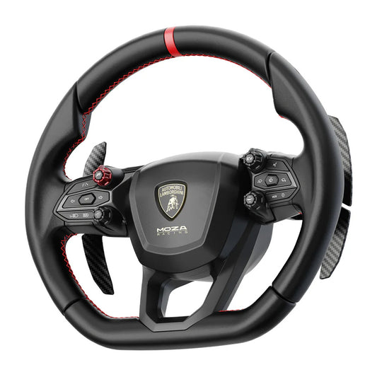 [Cashback Discount] MOZA Racing Lamboghini Revuelto Sim Racing Steering Wheel - GameShop Asia