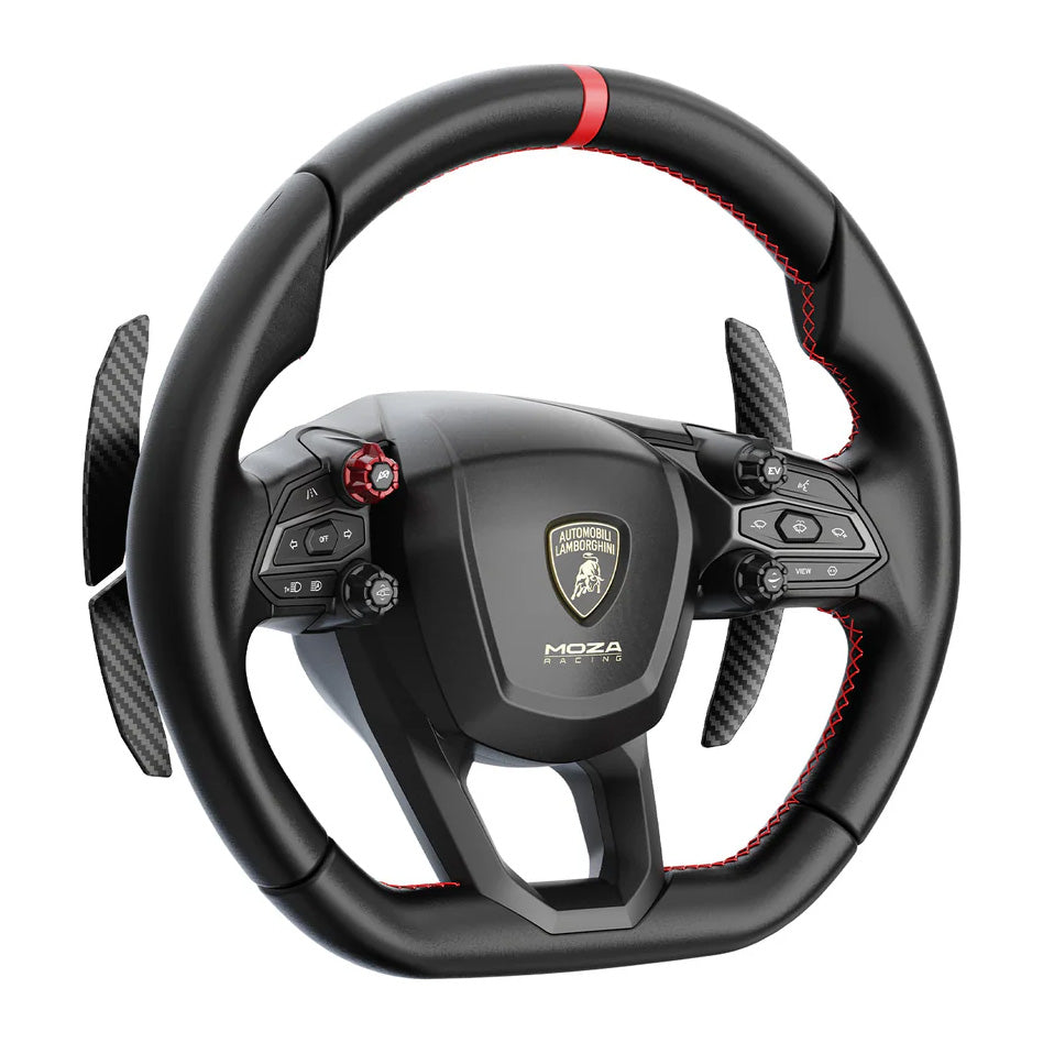 [Cashback Discount] MOZA Racing Lamboghini Revuelto Sim Racing Steering Wheel - GameShop Asia