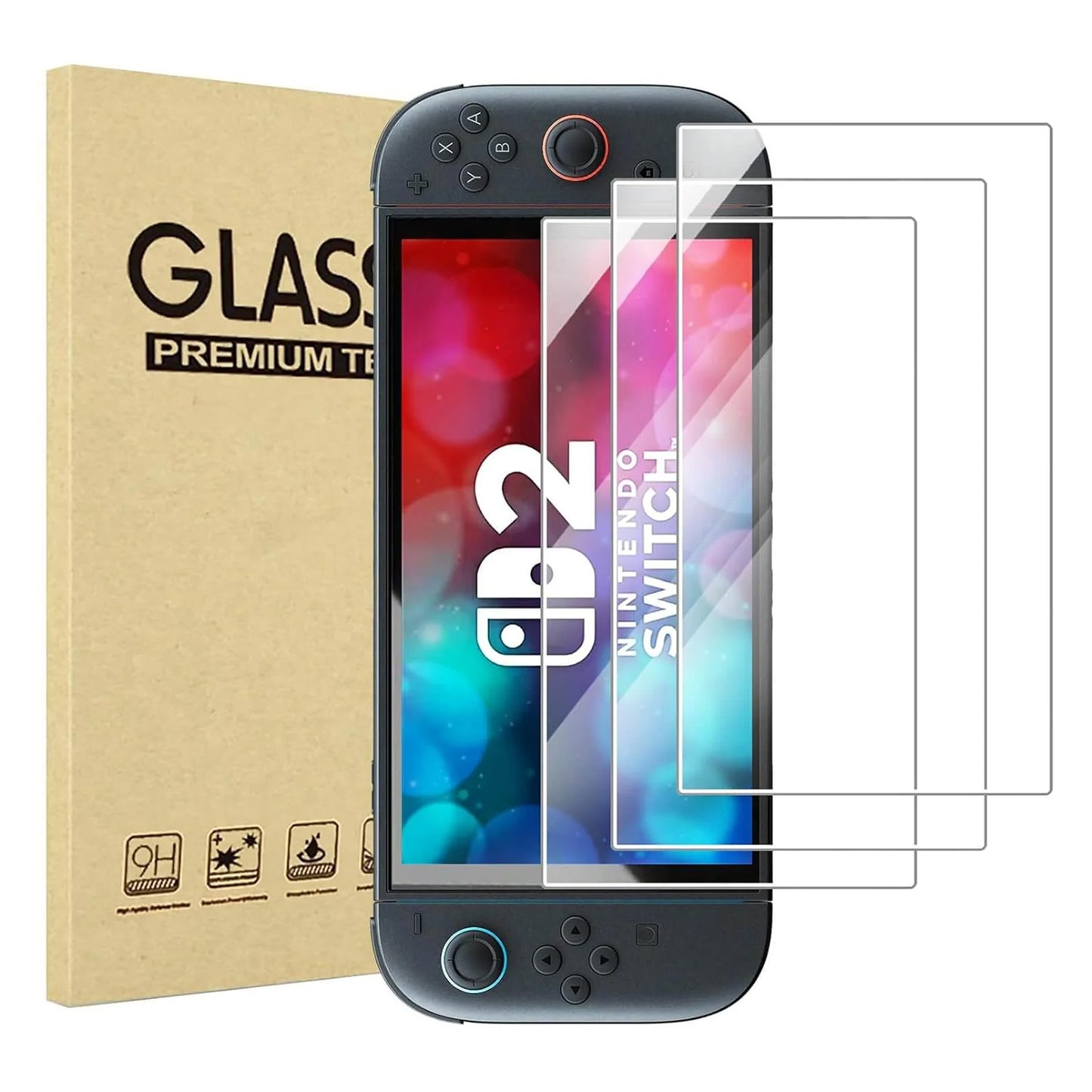 Akimoto Screen Protector Tempered Glass for Nintendo Switch 2 - GameShop Asia