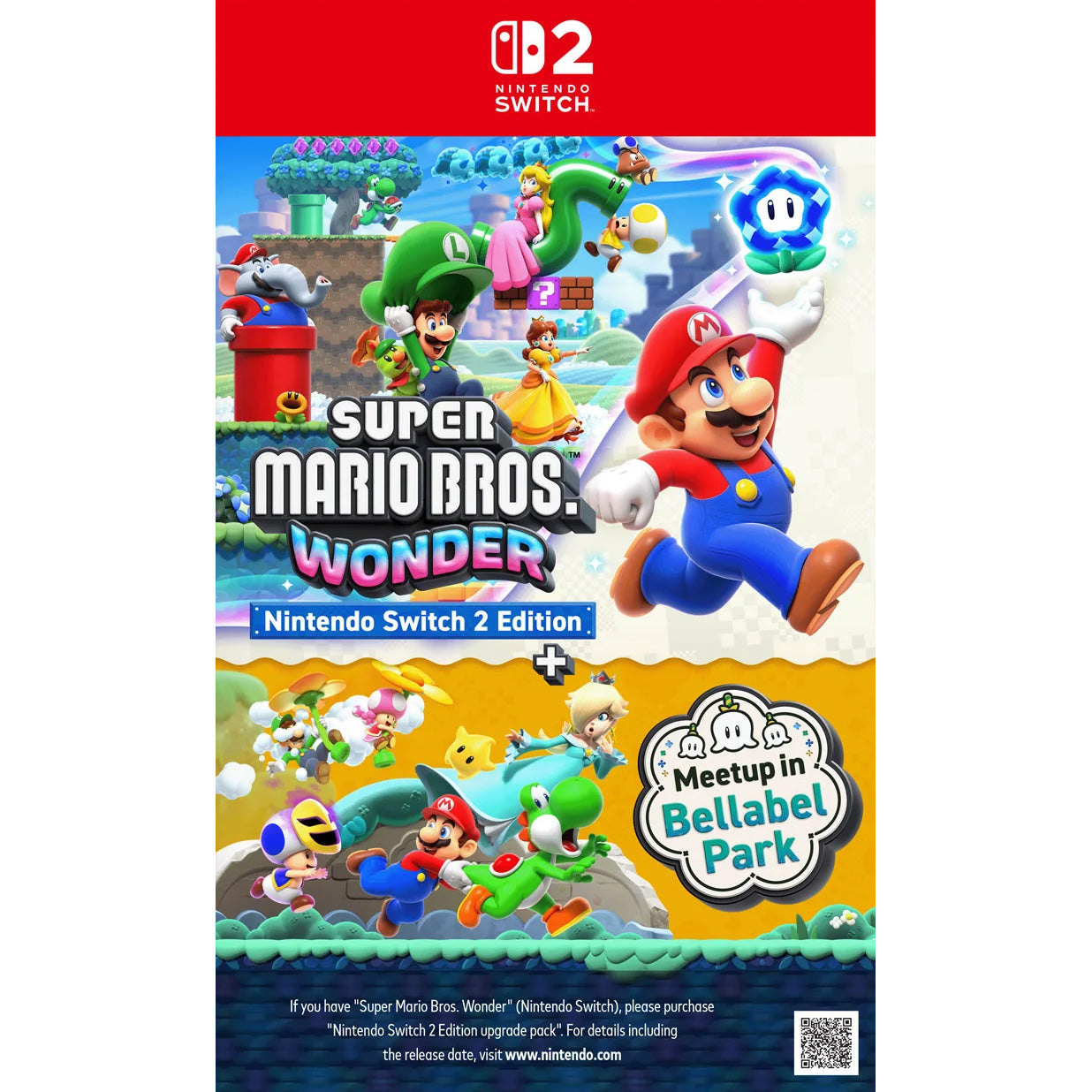 Super Mario Bros. Wonder + Meetup In Bellabel Park (Nintendo Switch 2/Asia) - GameShop Asia