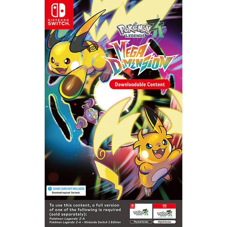 Pokemon Legends: Z-A - Mega Dimension (Nintendo Switch/Asia) - Code In A Box - GameShop Asia