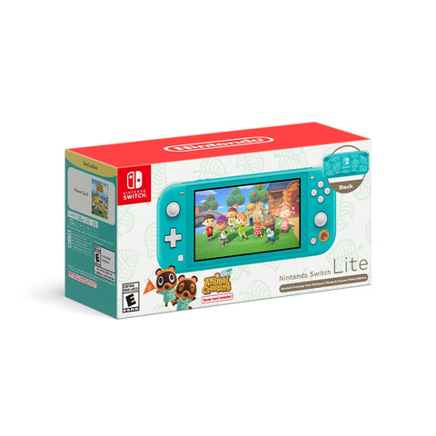 Nintendo Switch Lite Console Animal Crossing New Horizons Edition Timmy Tommy Aloha - GameShop Asia