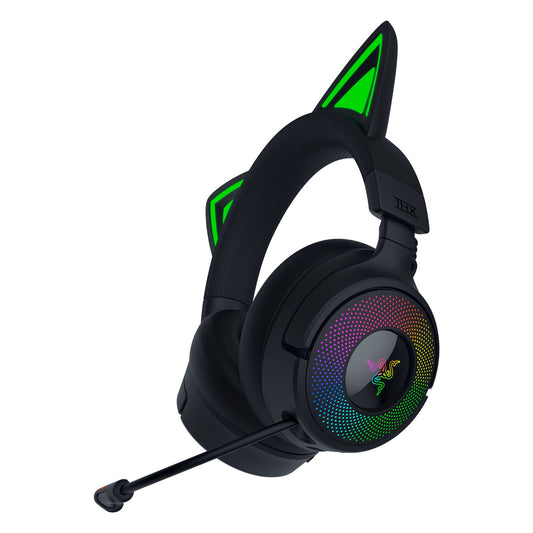 Razer Kraken Kitty V3 Pro Wireless RGB Headset with Kitty Ears - GameShop Asia