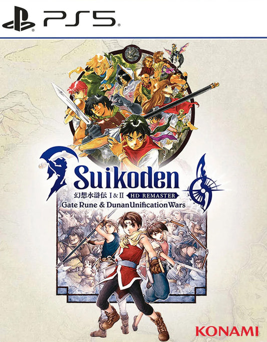 Suikoden I & II HD Remaster Gate Rune And Dunan Unification Wars (PS5) - GameShop Asia