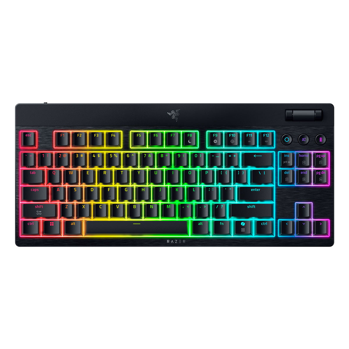 Razer BlackWidow V4 Tenkeyless HyperSpeed Wireless Low-Profile Mechanical Gaming Keyboard - GameShop Asia