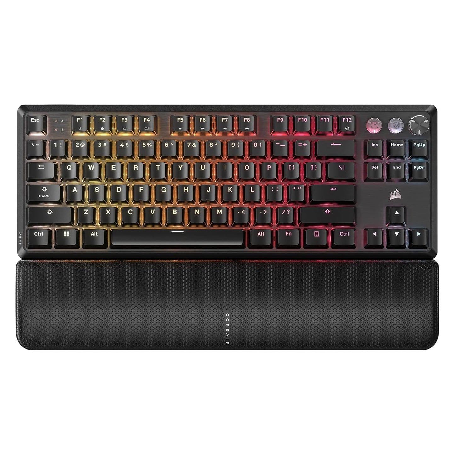 K70 PRO TKL High Performance Hall Effect Programmable Wired Gaming Keyboard with Rapid Trigger - GameShop Asia