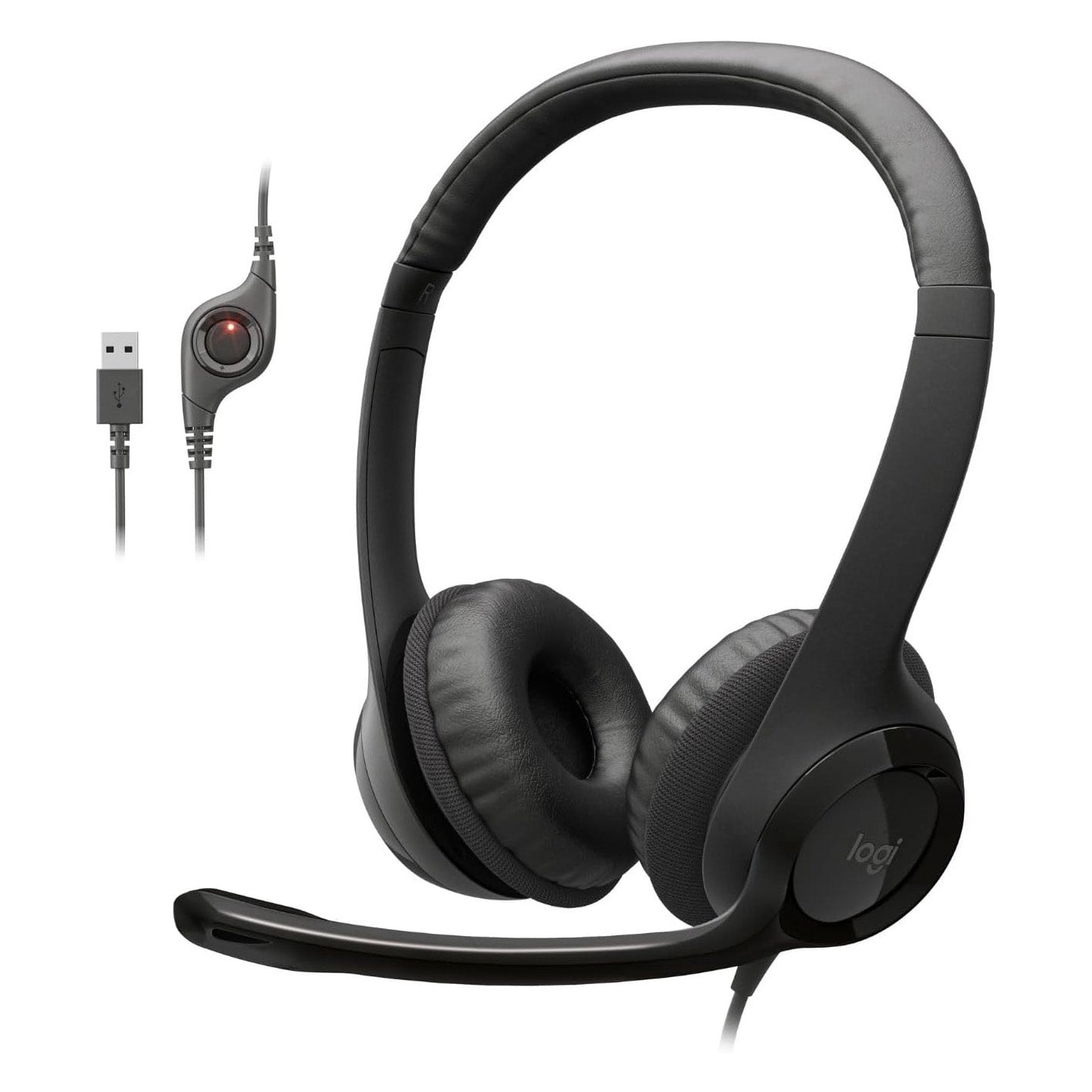 Logitech H390 USB Wired Headset with Controller - GameShop Asia