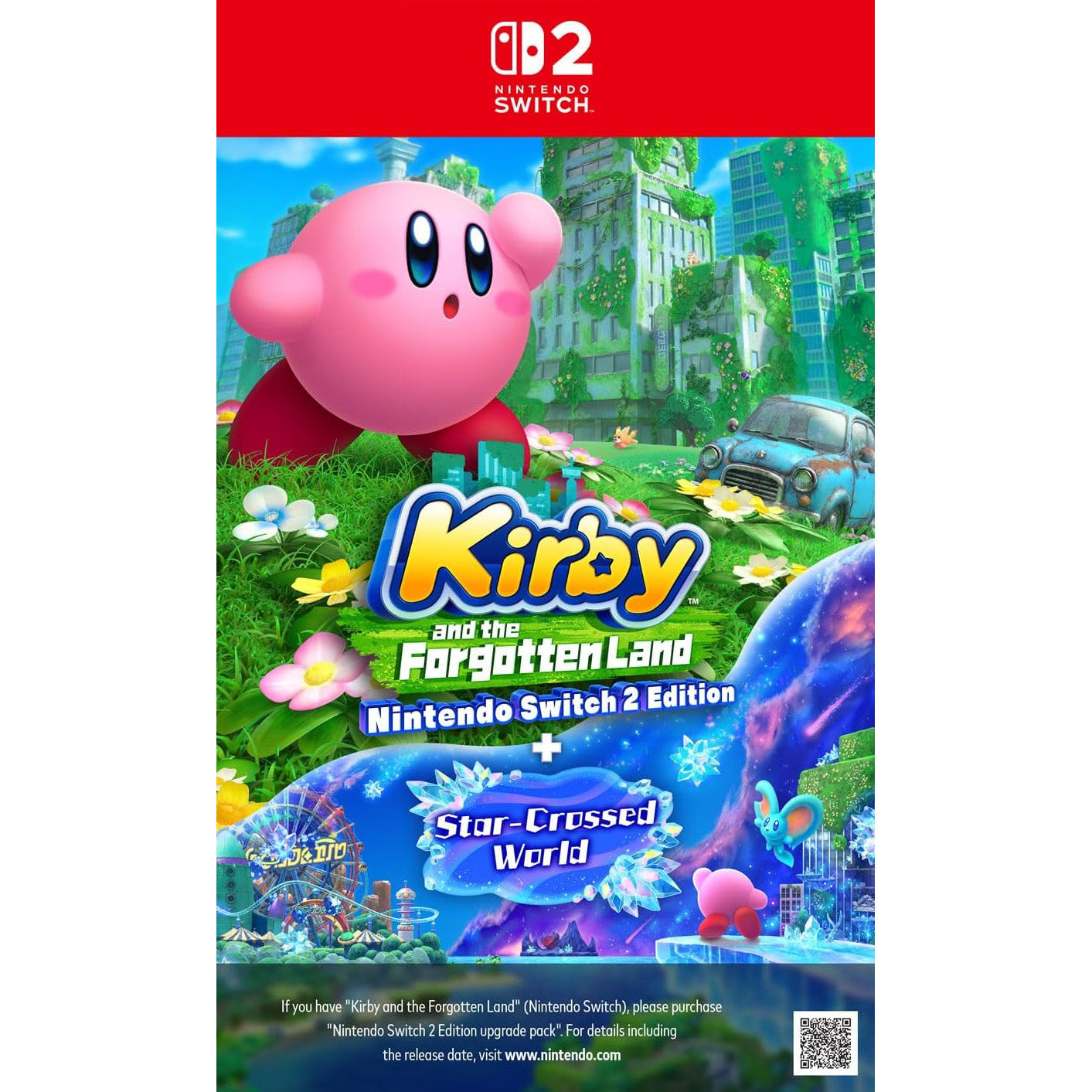 Kirby and the Forgotten Land + Star-Crossed World (Nintendo Switch 2/Asia) - GameShop Asia