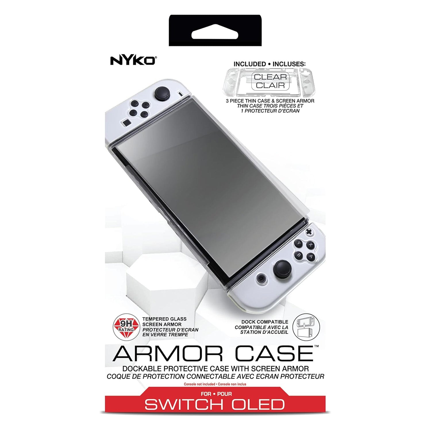 Nyko Armor Case for Nintendo Switch OLED Clear - GameShop Asia