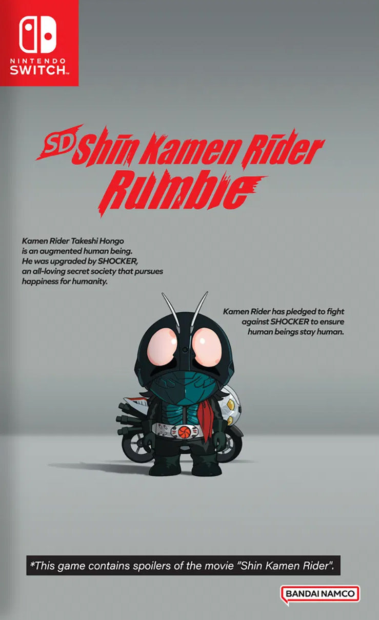 SD Shin Kamen Rider Rumble (Nintendo Switch/Asia) - GameShop Asia