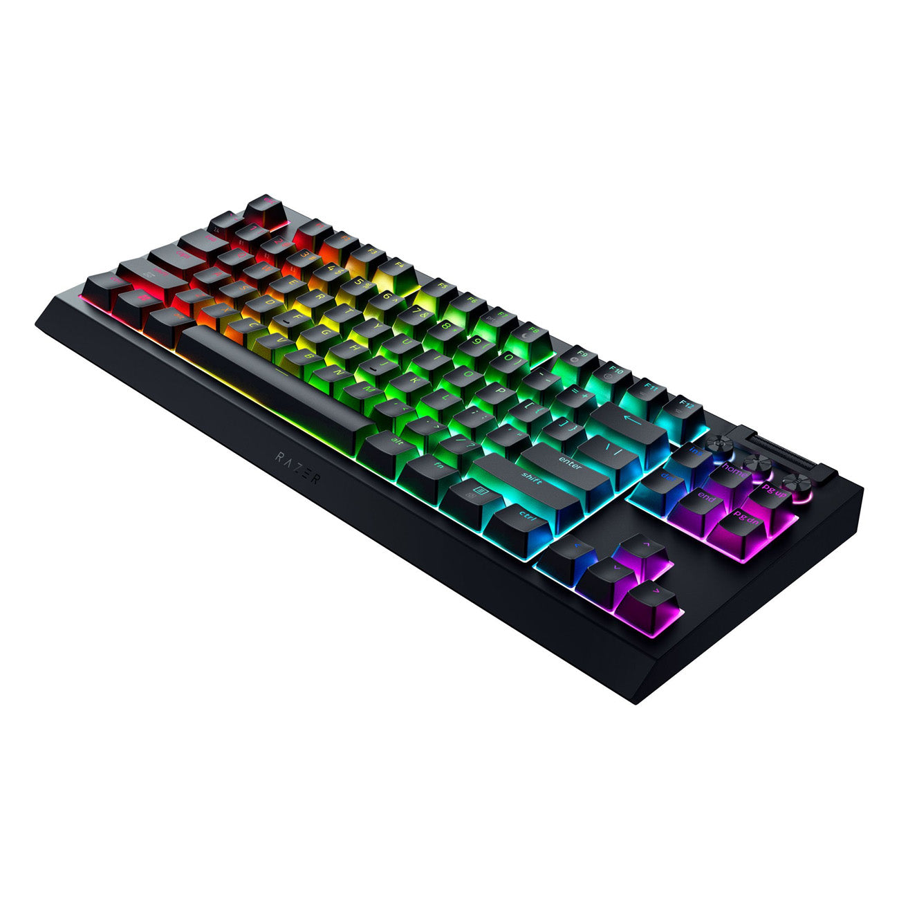 Razer BlackWidow V4 Tenkeyless HyperSpeed Wireless Mechanical Gaming Keyboard (Orange Tactile Switch) - GameShop Asia