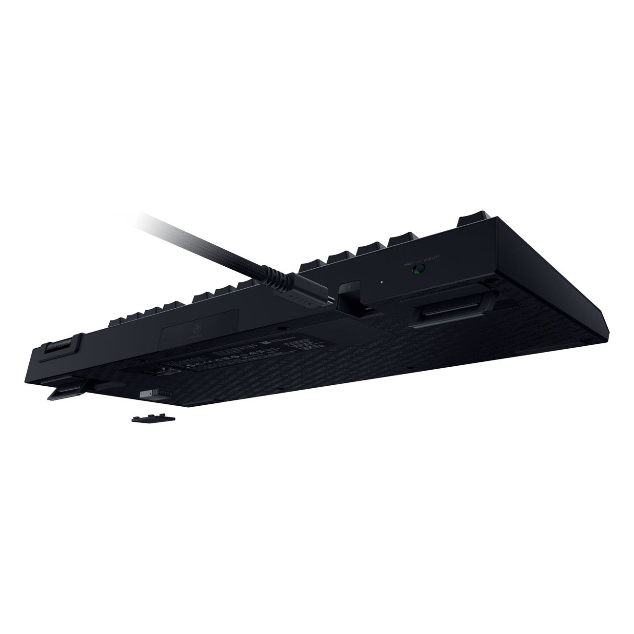 Razer BlackWidow V4 Tenkeyless HyperSpeed Wireless Mechanical Gaming Keyboard (Orange Tactile Switch) - GameShop Asia