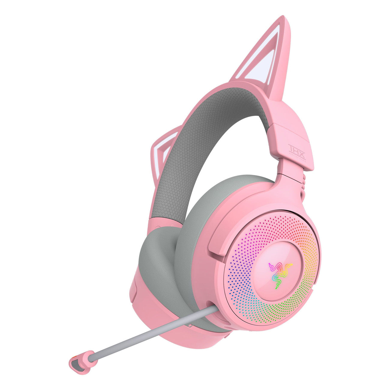 Razer Kraken Kitty V3 Pro Wireless RGB Headset with Kitty Ears - GameShop Asia
