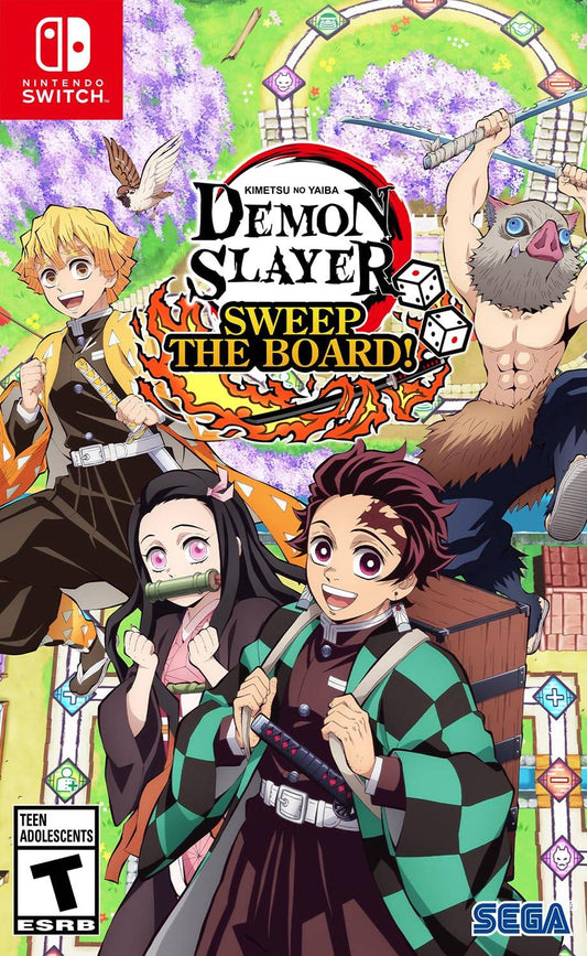 Demon Slayer Kimetsu No Yaiba Sweep the Board! (Nintendo Switch) - GameShop Asia