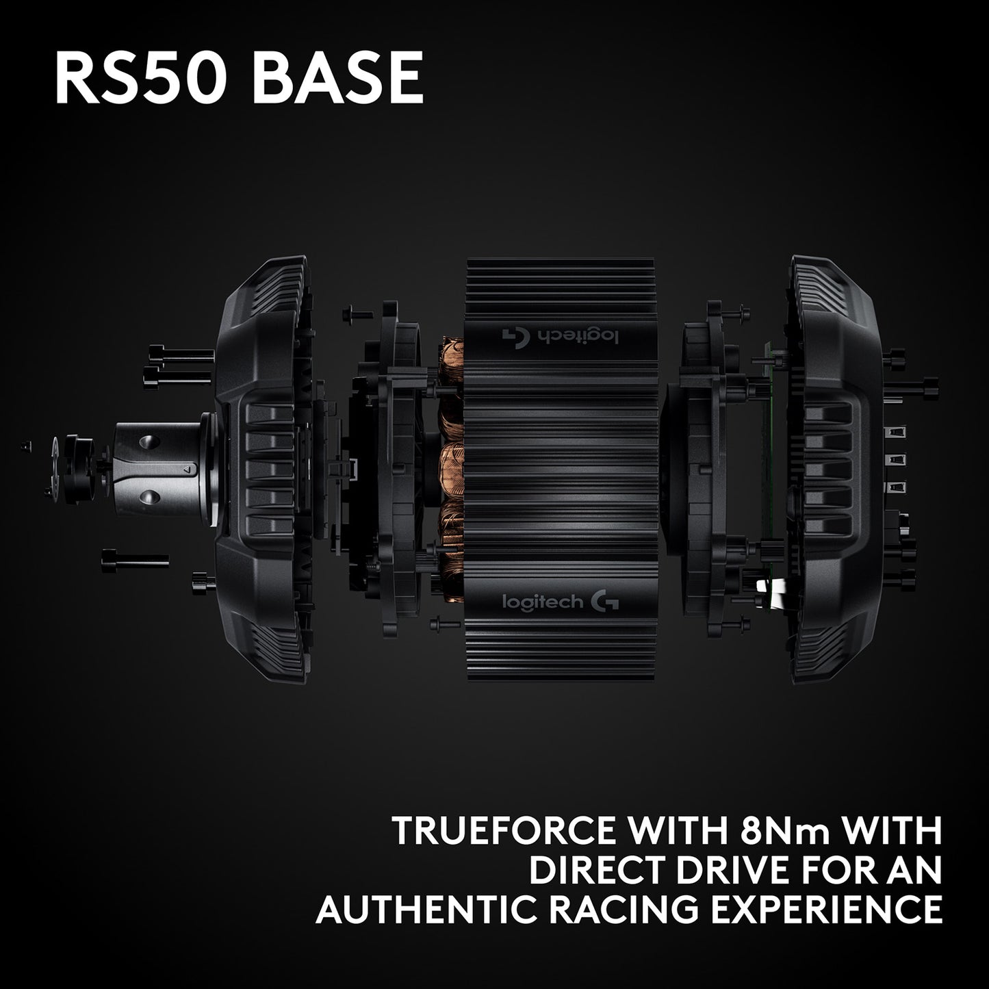 [Cashback Bonus] Logitech RS50 System Direct Drive Racing Wheel and Base for PlayStation and PC - GameShop Asia