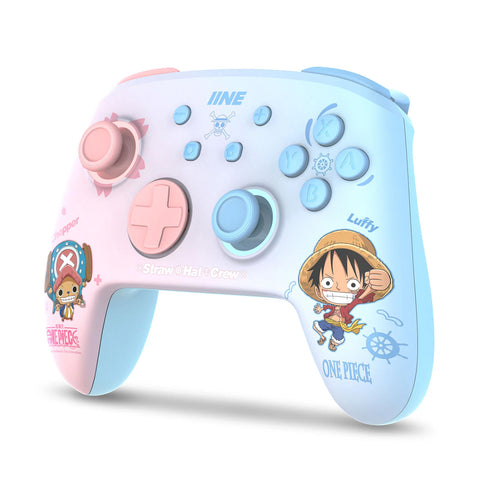 IINE Joypad Wireless Controller One Piece Luffy and Chopper for Nintendo Switch, Switch OLED and Switch Lite - GameShop Asia