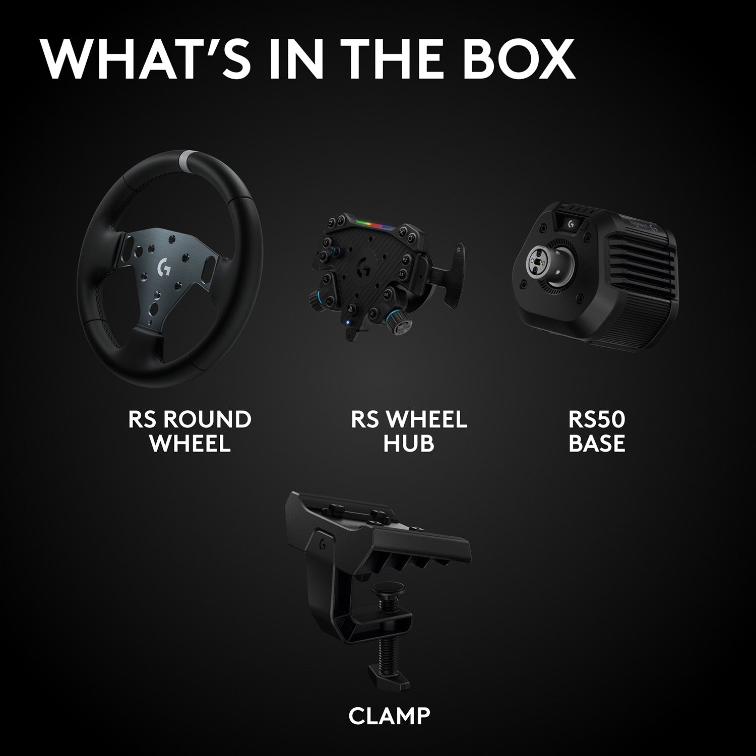 [Cashback Bonus] Logitech RS50 System Direct Drive Racing Wheel and Base for PlayStation and PC - GameShop Asia