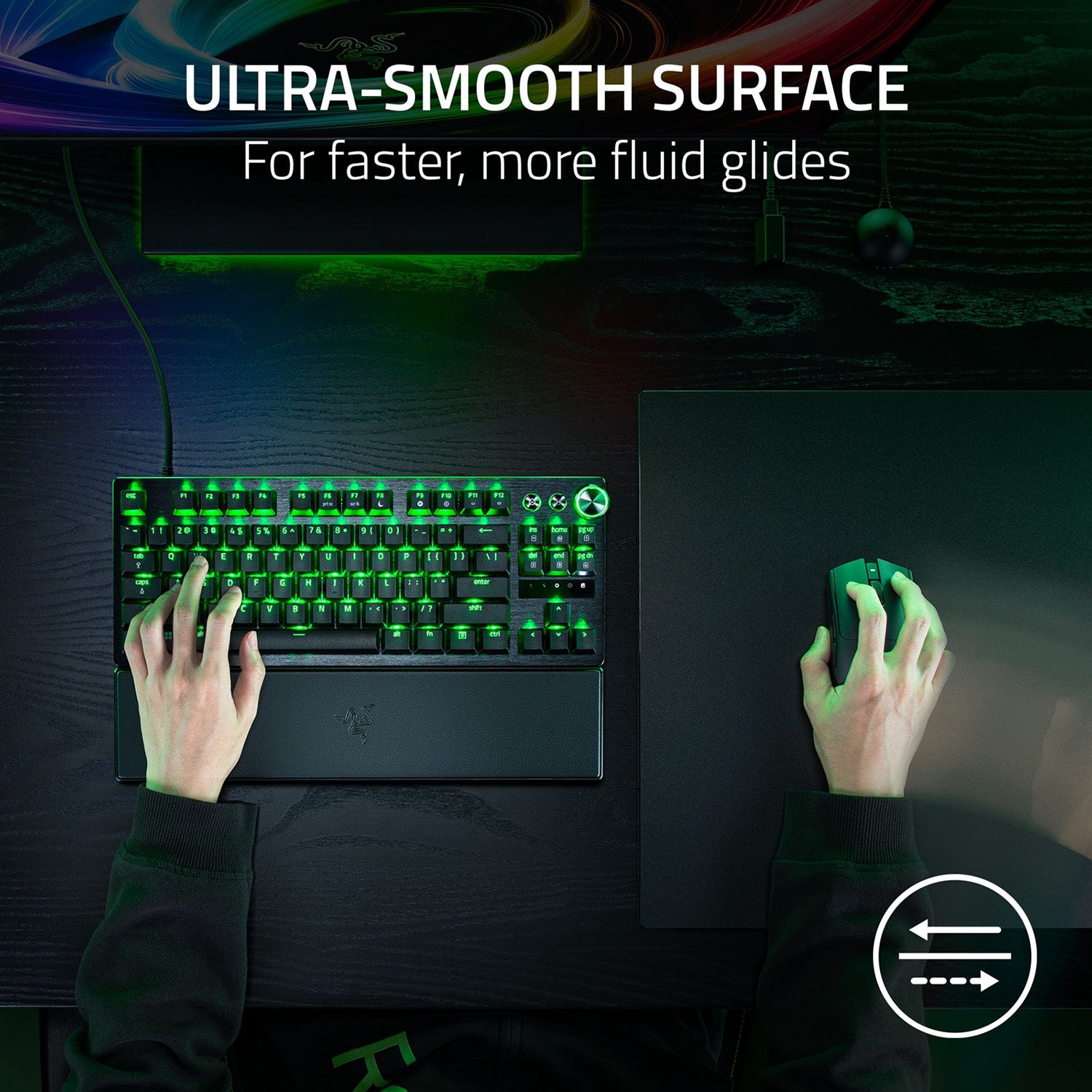 Razer Atlas Pro Premium 1.9mm Tempered Glass Mat - GameShop Asia